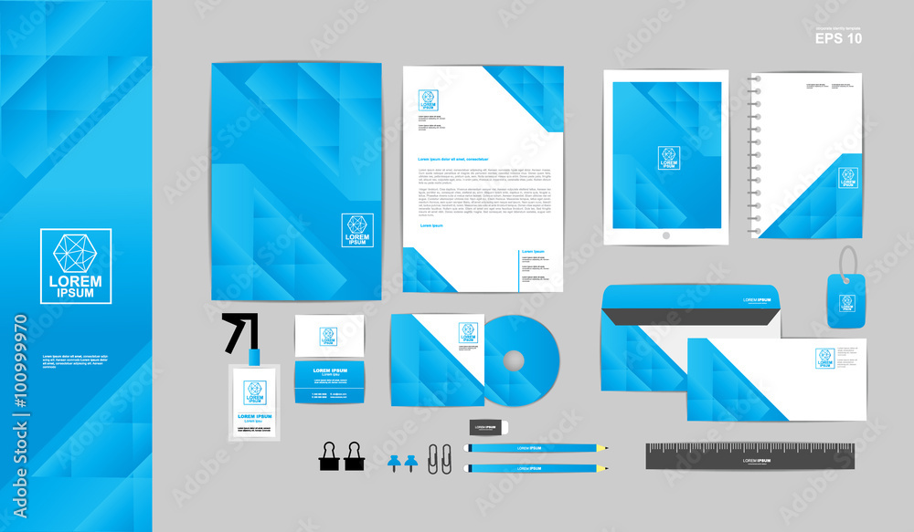 corporate identity template for your business includes CD ...