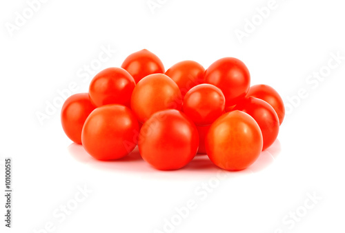 tomato on white background