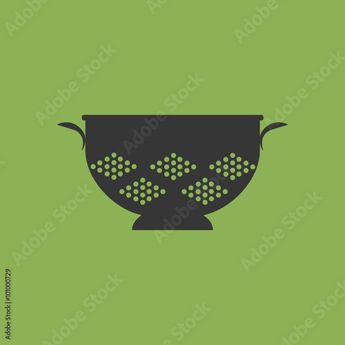 Kitchen Colander Strainer Icon