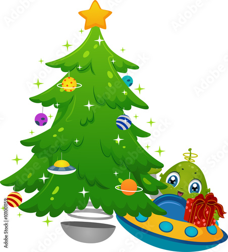 Alien Christmas Tree Gift