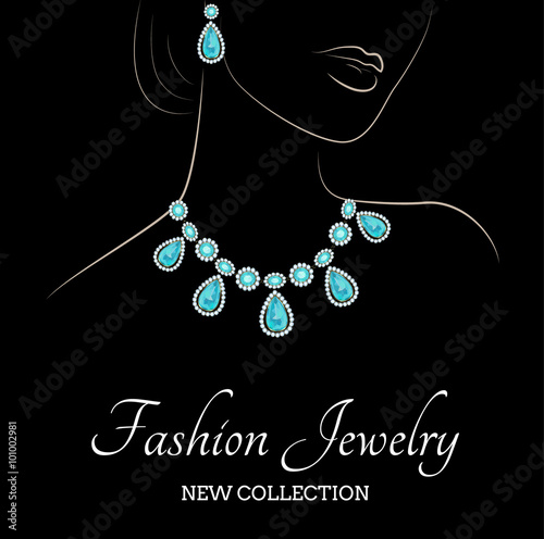 Woman and jewelry