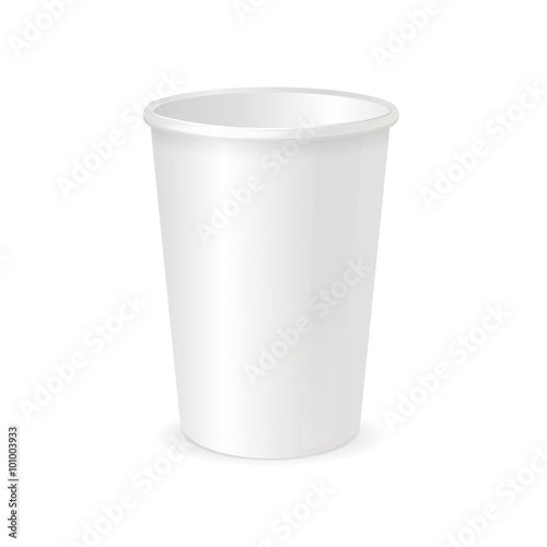 Paper Cup Template. Vector