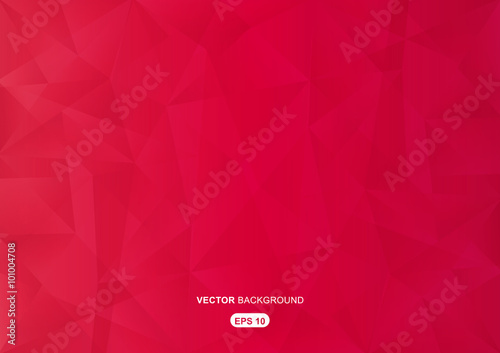 red abstract  geometric background with polygons