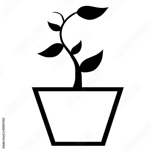 Nature tree symbol illustration