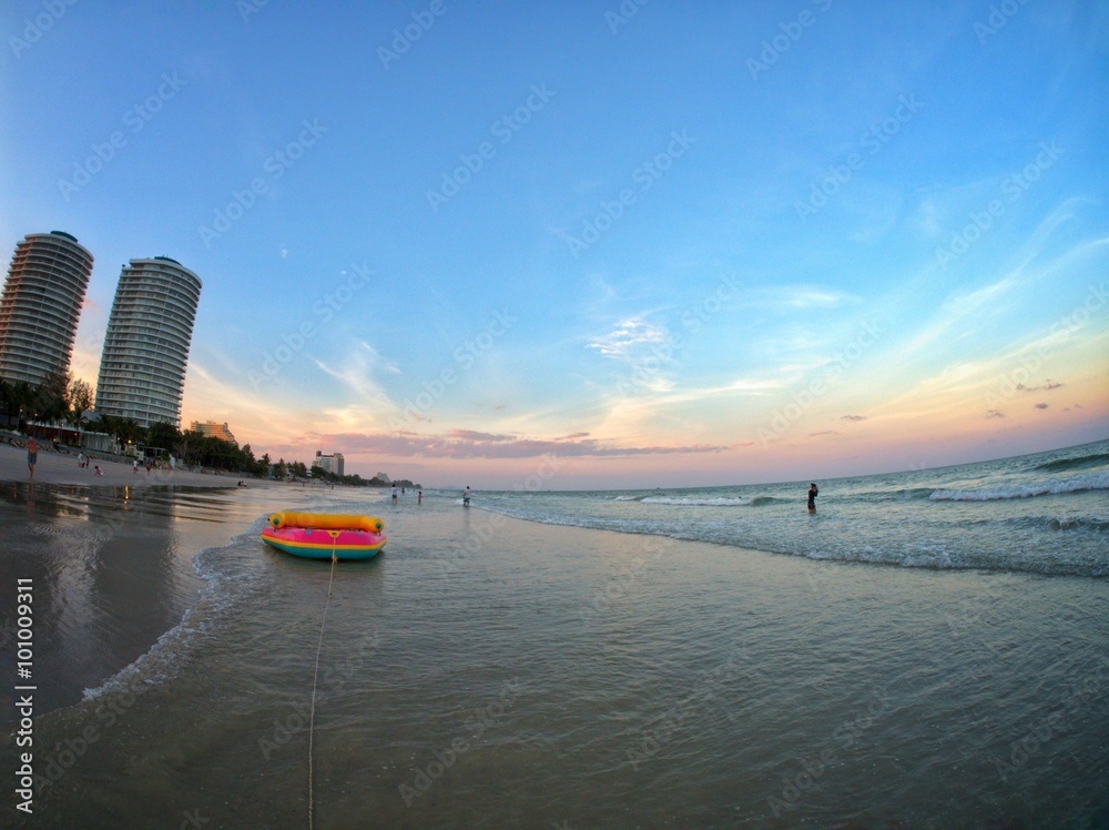 Naklejka premium Hua Hin Beach