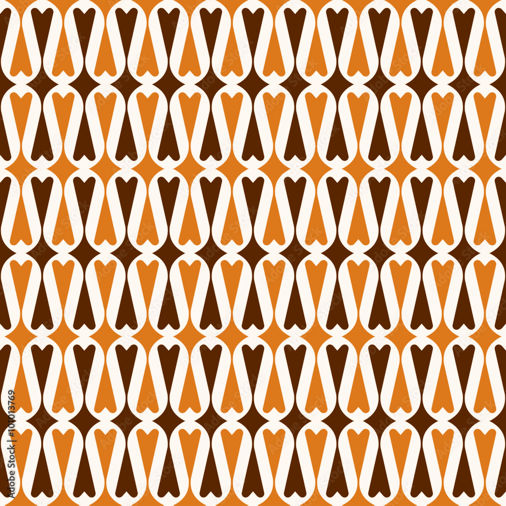 Retro heart background. Seamless pattern. Vector. レトロハートパターン Retro heart background. Seamless pattern. Vector. レトロハートパターン