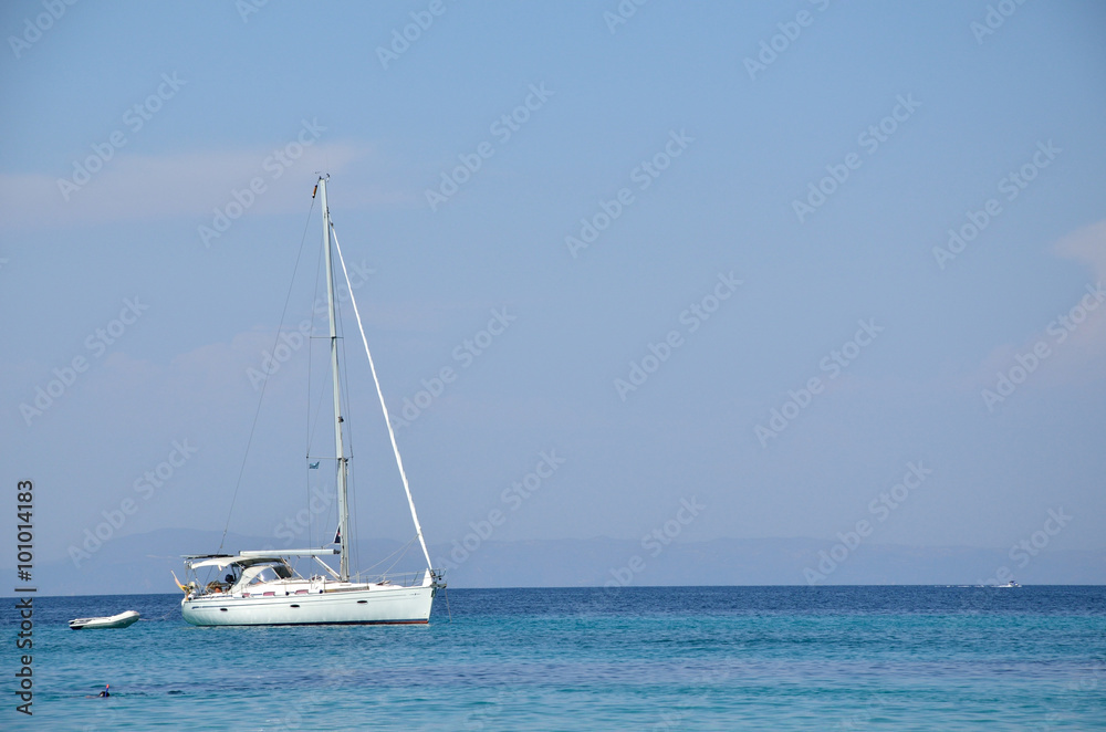 Sailing Boat in Summertime