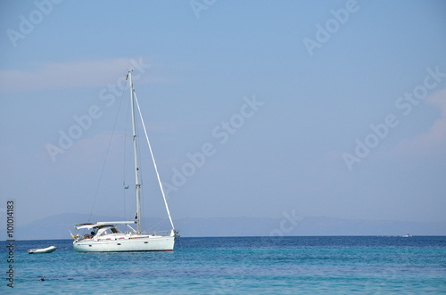 Sailing Boat in Summertime