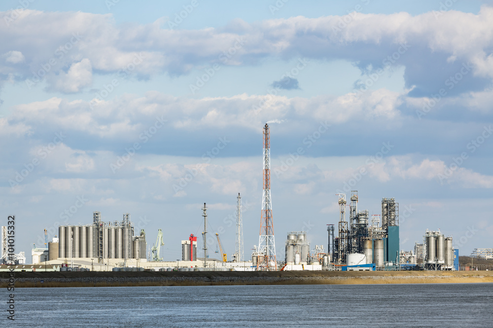Antwerp Port Refinery Towers