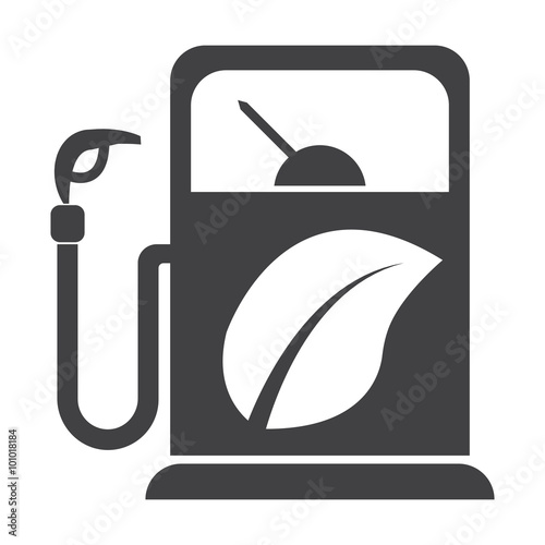 refuelling black simple icon on white background for web