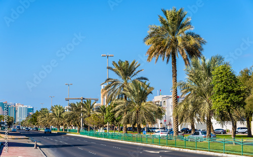 King Abdulla Bin Abd Aziz Street in Abu Dhabi