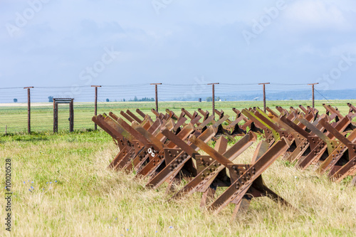 remains of iron curtain, Satov, Czech Republic photo