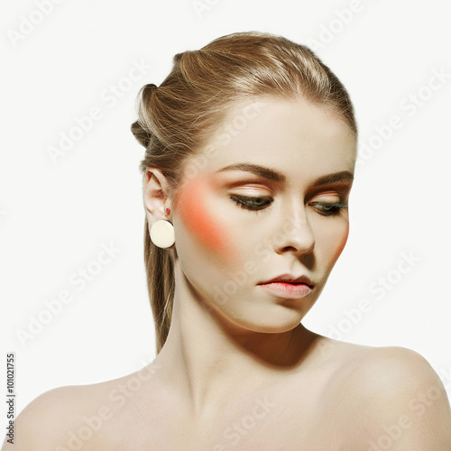 beauty portrait of sexy woman