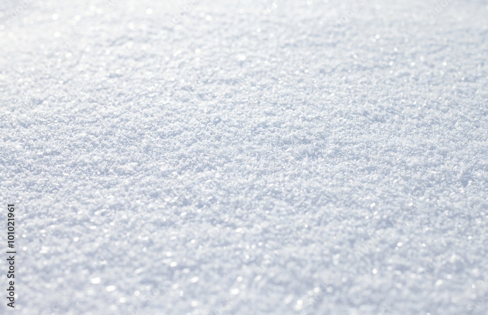 Sparkling pure snow background