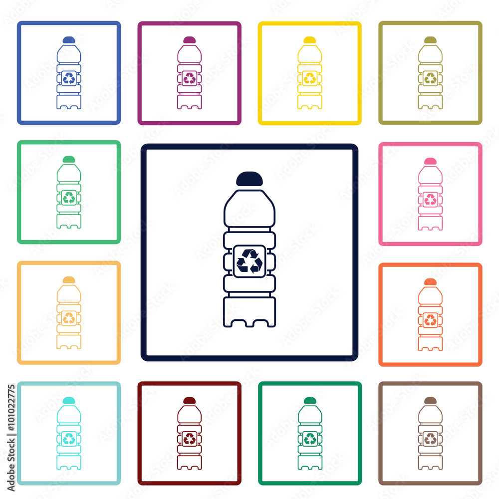 recycling bottle icon recycling bottle icon