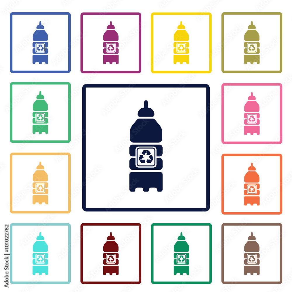recycling bottle icon recycling bottle icon