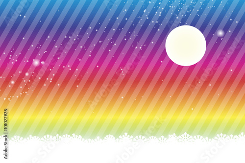 #Background #wallpaper #Vector #Illustration #design #free #free_size #charge_free #colorful #color rainbow,show business,entertainment,party,image 背景素材壁紙,スターダスト,星屑,銀河系,満月,星空,天の川,夜景,キラキラ,縞模様,ストライプ,