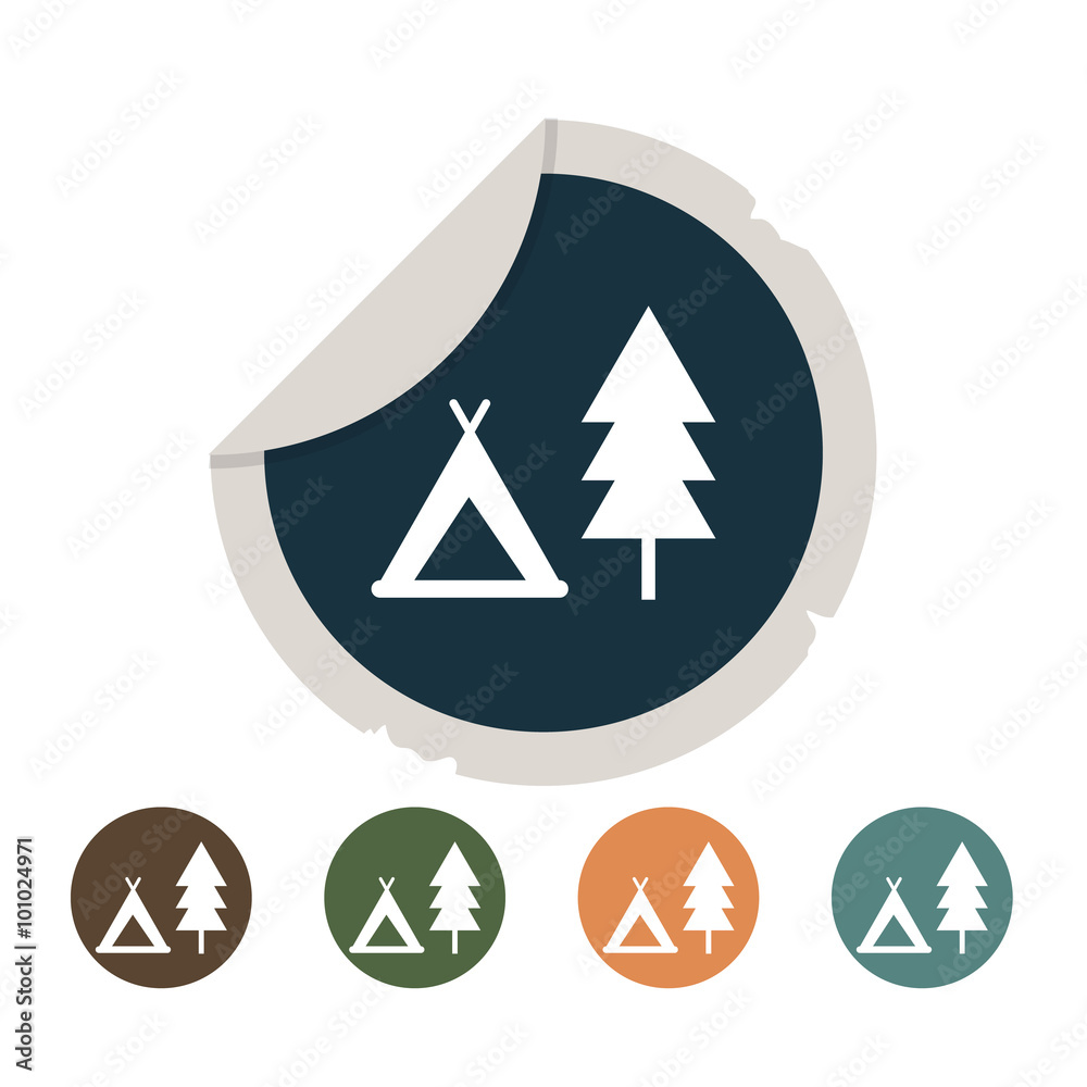 camping icon camping icon