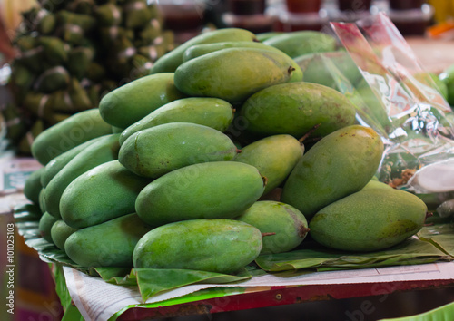green mango in the Thailand market