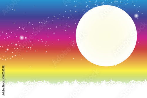 #Background #wallpaper #Vector #Illustration #design #free #free_size #charge_free #colorful #color rainbow,show business,entertainment,party,image 背景素材壁紙,スターダスト,星屑,銀河系,満月,星空,天の川,天の河,夜景,キラキラ,宇宙,月灯り,
