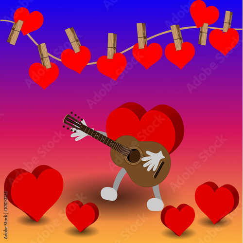 Valentine day serenade