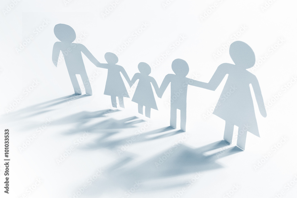 Single mother with four children Single mother with four children