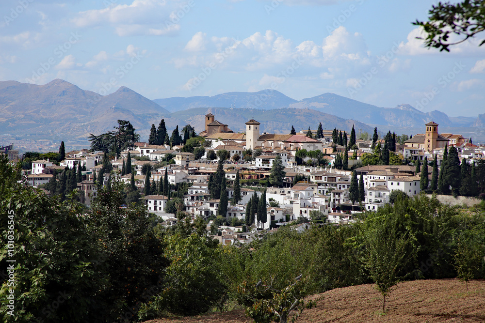 View of Granada suburb