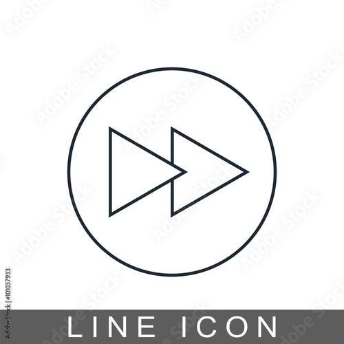 icon media fast rewind