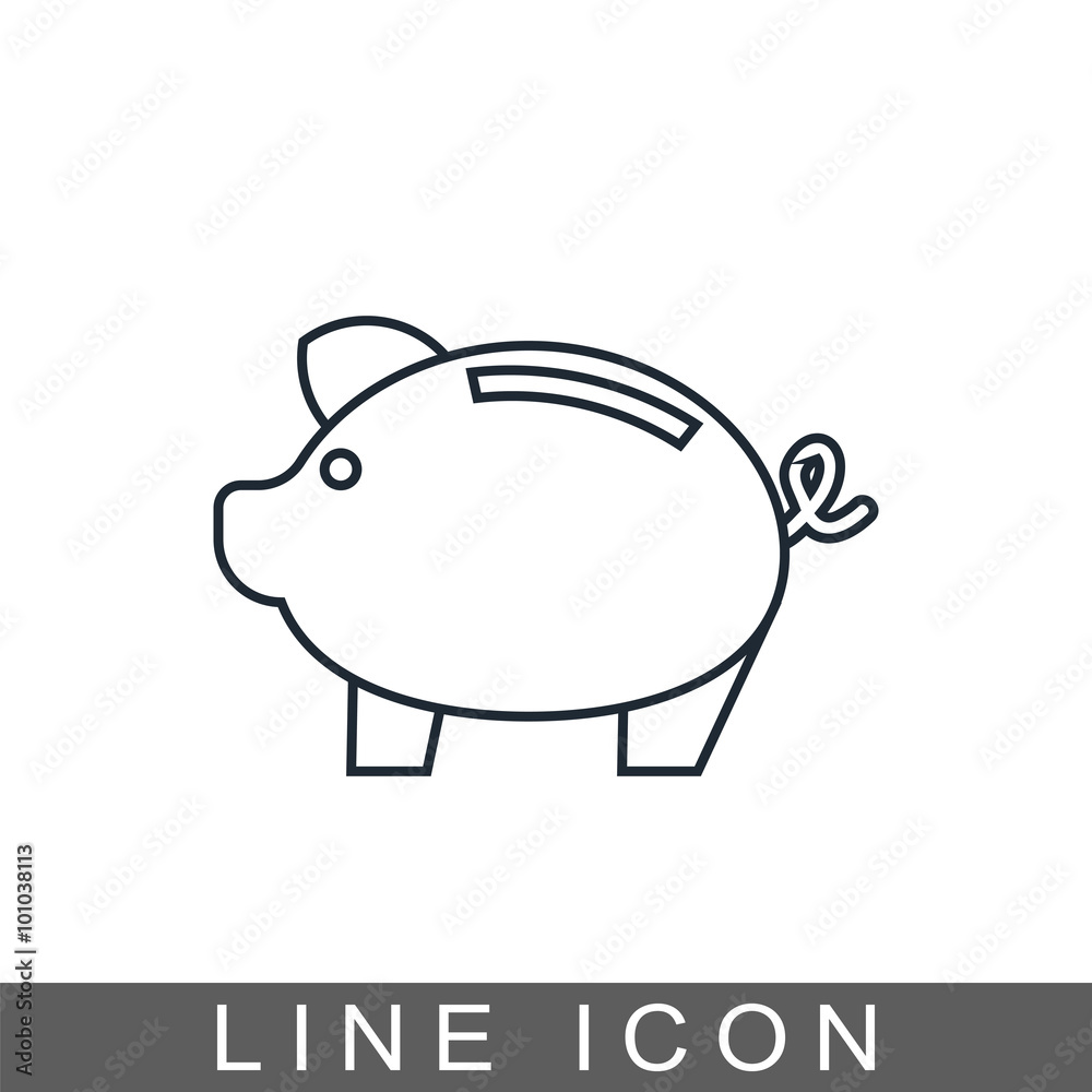 icon money piggy icon money piggy