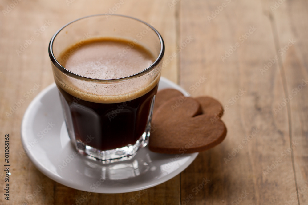 Cup of coffee and cookies Cup of coffee and cookies