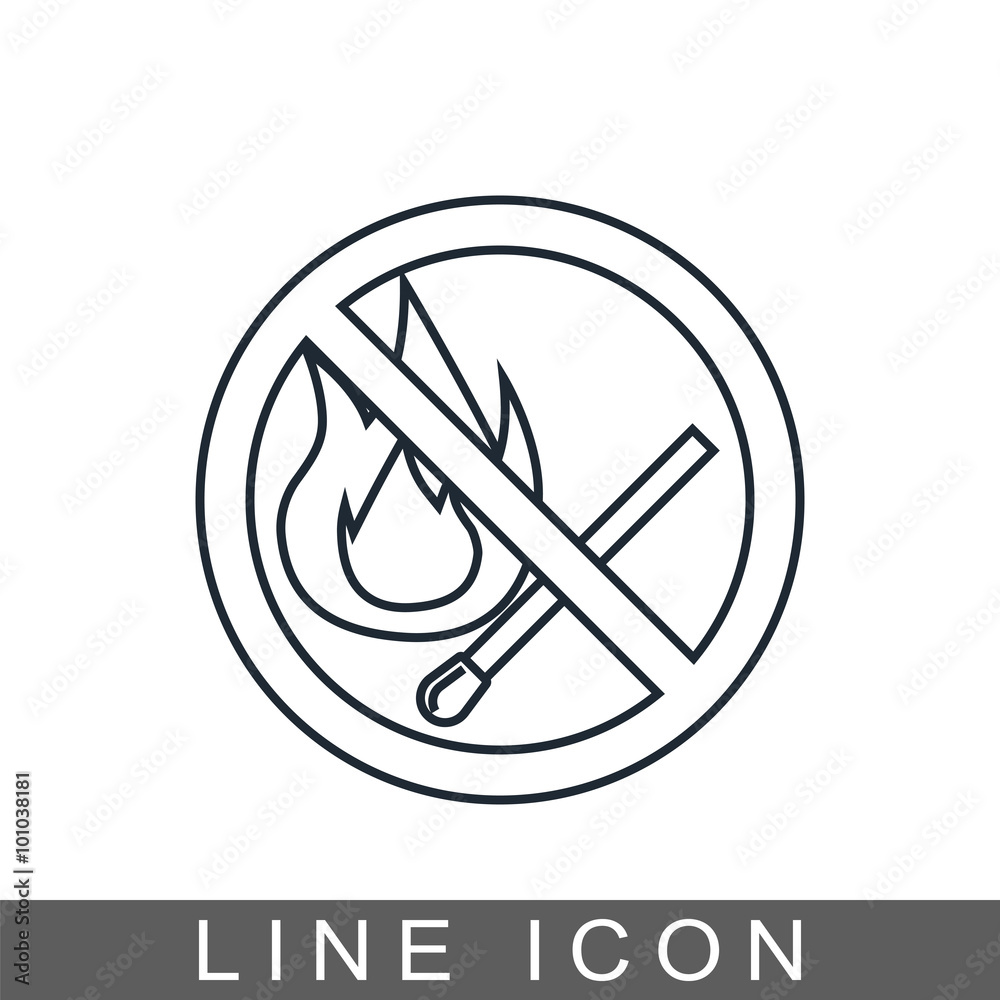 icon no fire icon no fire