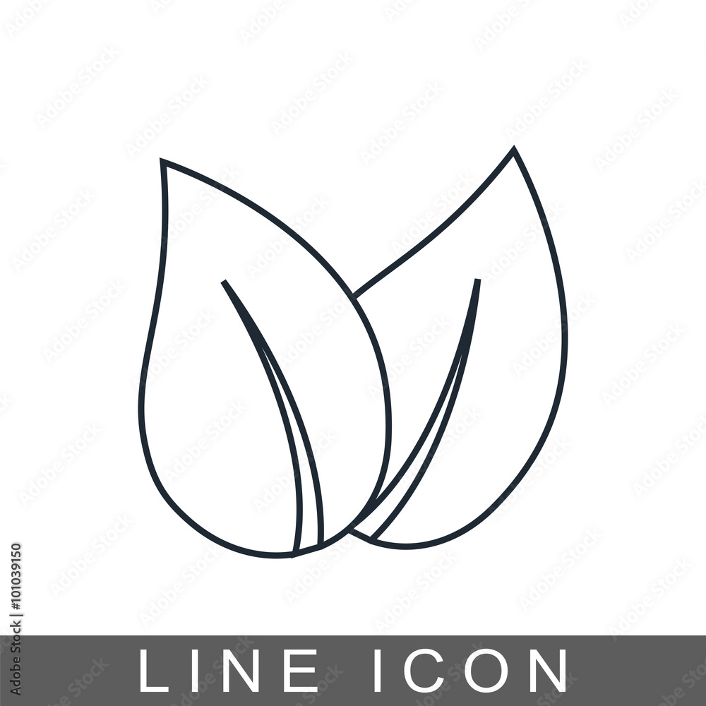 leaves icon leaves icon