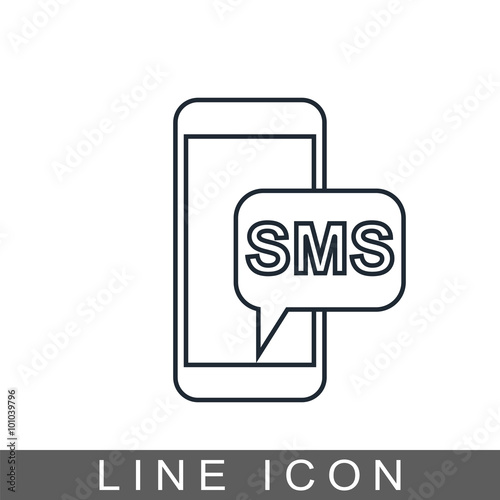 sms smartphone icon