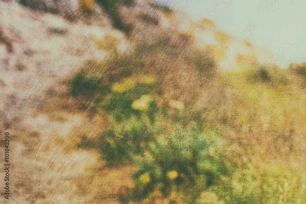 Obraz premium Defocused vintage nature background