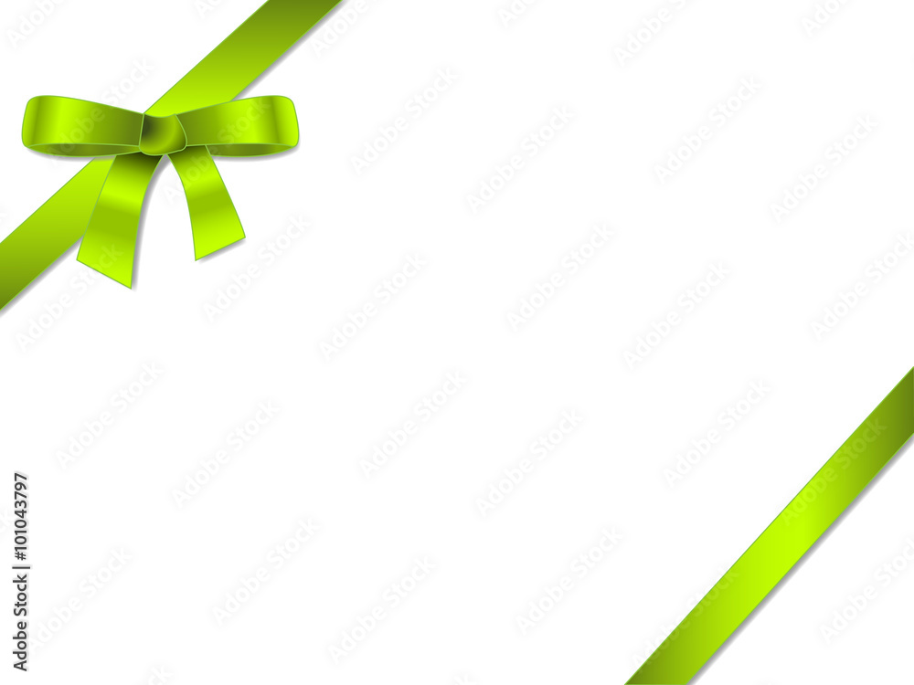 Geschenkschleife grün