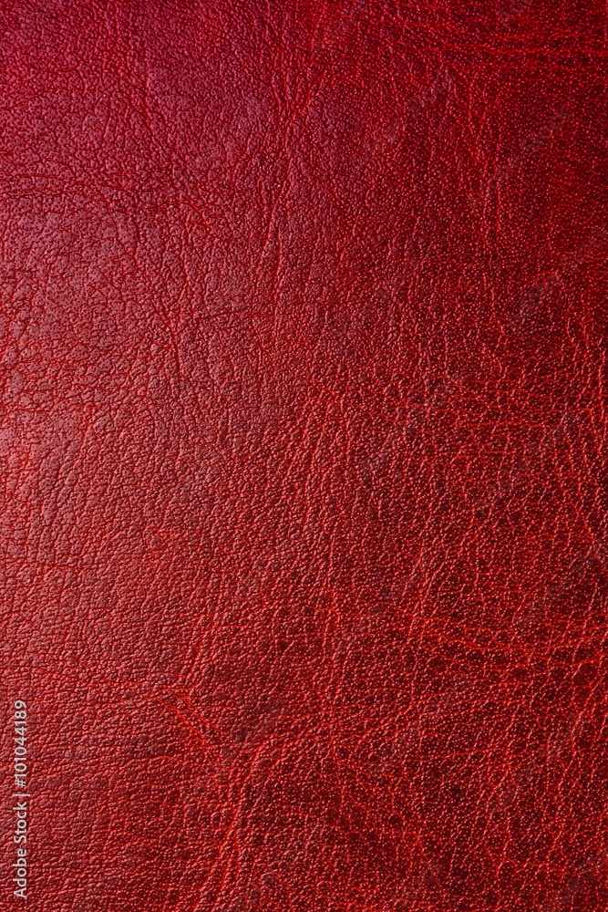 Fototapeta premium Red leather background