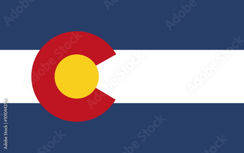 Flag of Colorado vector