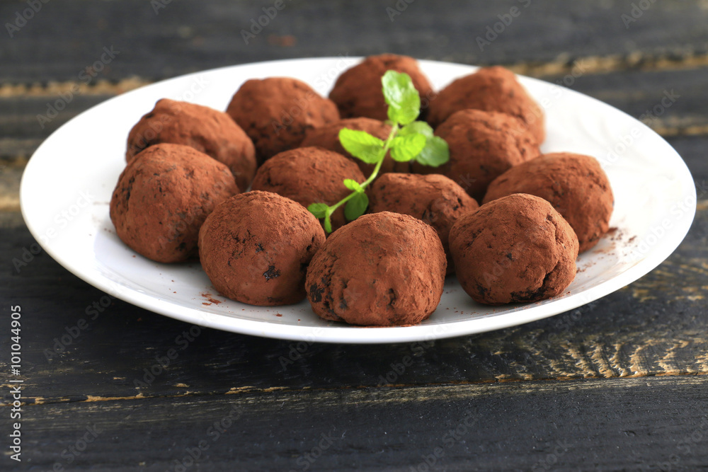 Chocolate truffles Chocolate truffles