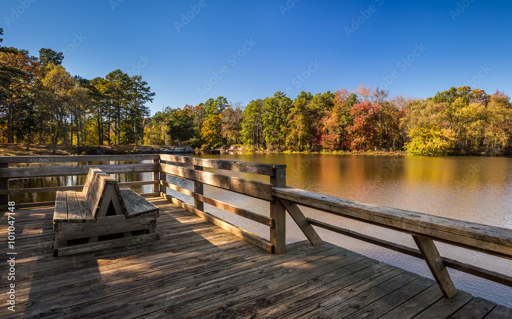 Obraz premium Arkansas fall landscape, Petit Jean state park