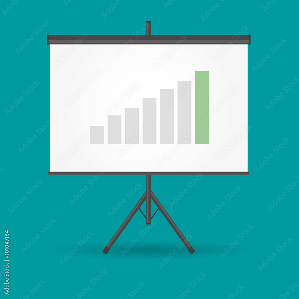 Vector Business Growing Chart Presentation Vector Business Growing Chart Presentation
