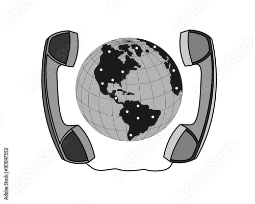 Business negotiations telephone communication.