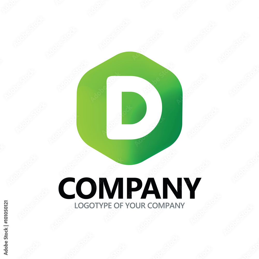 Letter D logo icon design template elements
Letter D logo icon design template elements