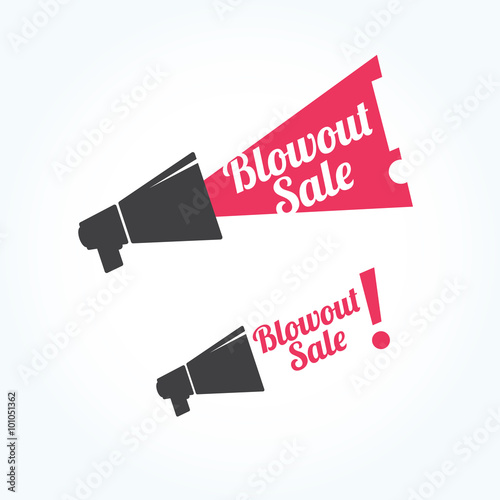 Blowout Sale Megaphone Icon