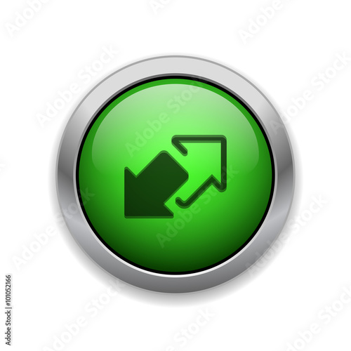 Green Glowing App Web Button