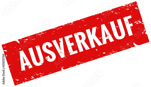 Ausverkauf Stempel rot grunge