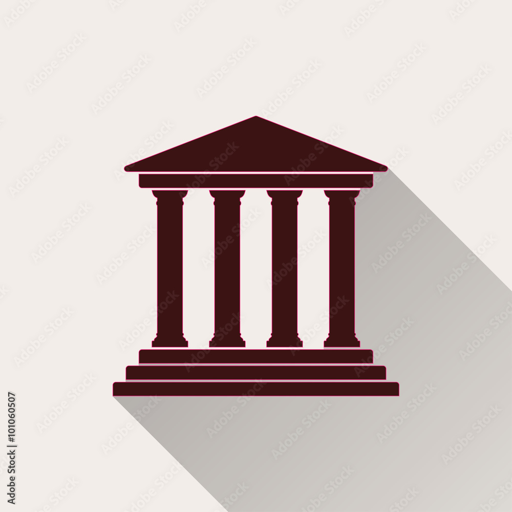 Court - vector icon. Court - vector icon.