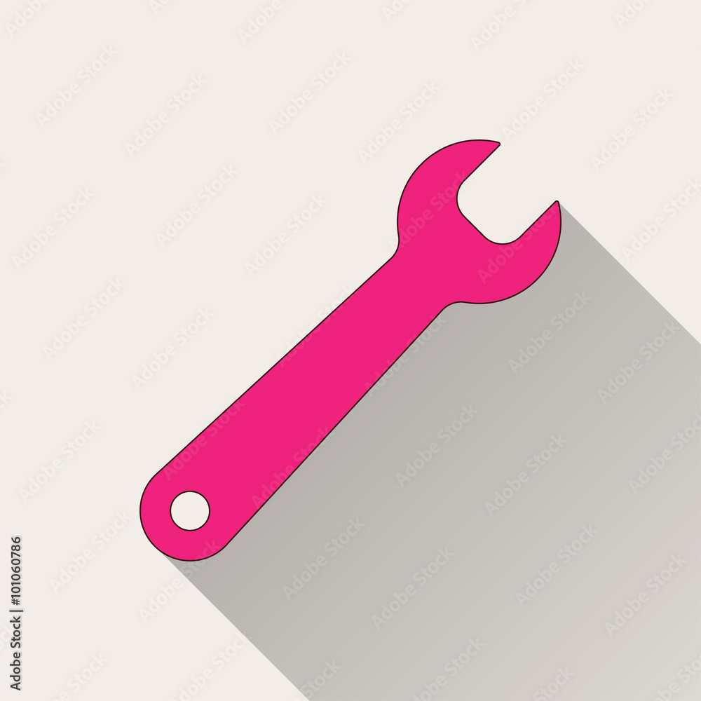 Wrench - vector icon. Wrench - vector icon.