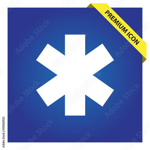 Medical symbol of the Emerg...