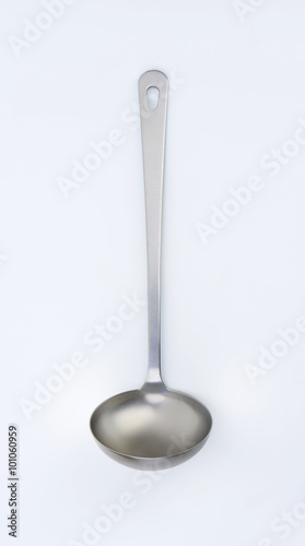 metal soup ladle