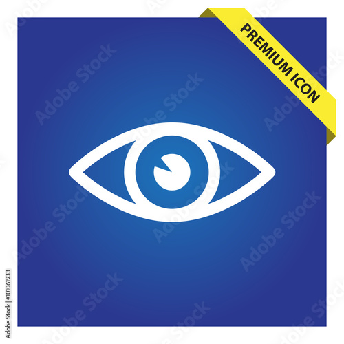 Eye sign icon